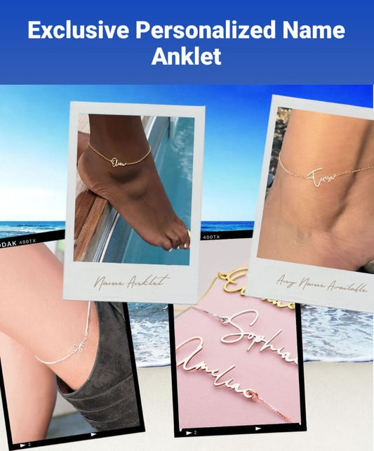 14kt yellow/rose/white gold anklets- single plate