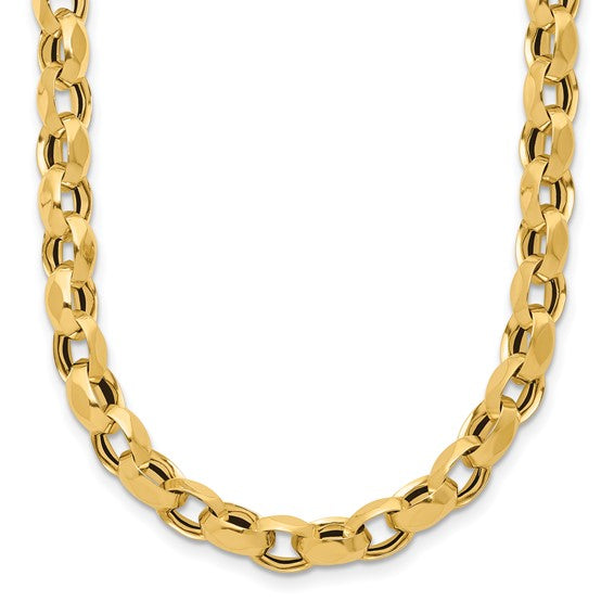 Leslie's 14K Polished Fancy Link Necklace STYLE: LF1853-18