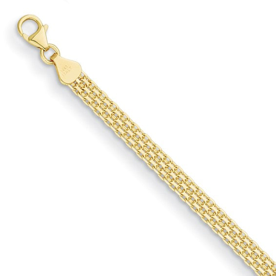 Herco 14K 5.1mm Bismark 7.5 inch Bracelet STYLE: 14VIBR51Y75