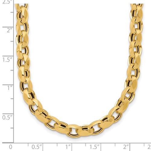 Leslie's 14K Polished Fancy Link Necklace STYLE: LF1853-18