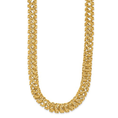 Leslie's 14K Polished Woven Link Necklace STYLE: LF1951-20