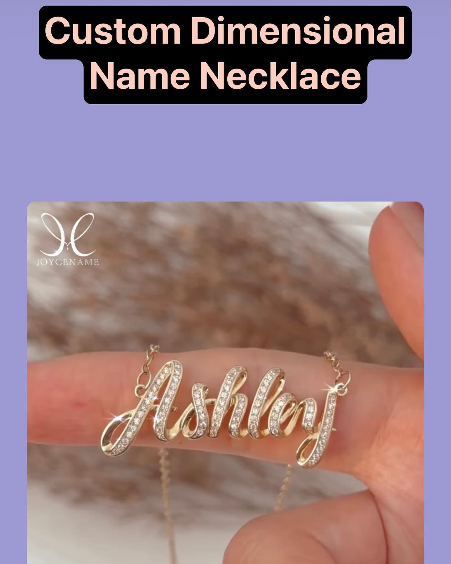 14kt Gold and Diamond Name Plate