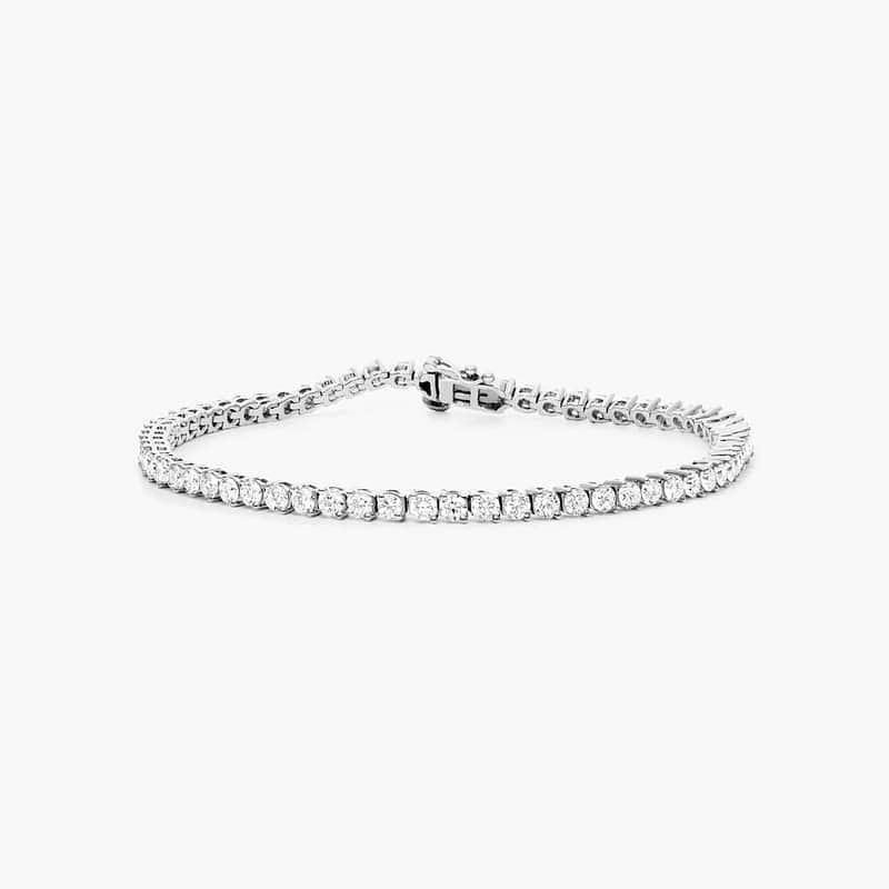 14kt Gold White Gold Diamond Tennis Bracelet