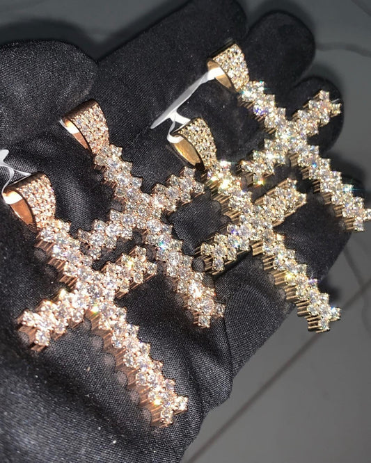 Gold and Diamond Crosses