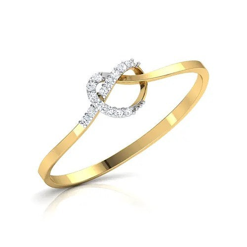 Silvia Love Knot Diamond Ring For Women