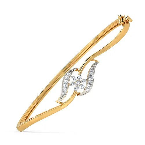 14 KT Yellow Gold with Diamond Women's Bracelet