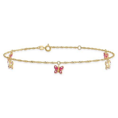 14kt Gold Anklets