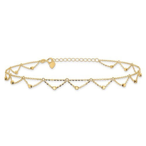 14kt Gold Anklets