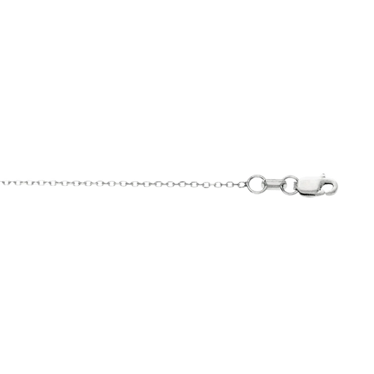 14K GOLD .8MM DIAMOND CUT CABLE CHAIN