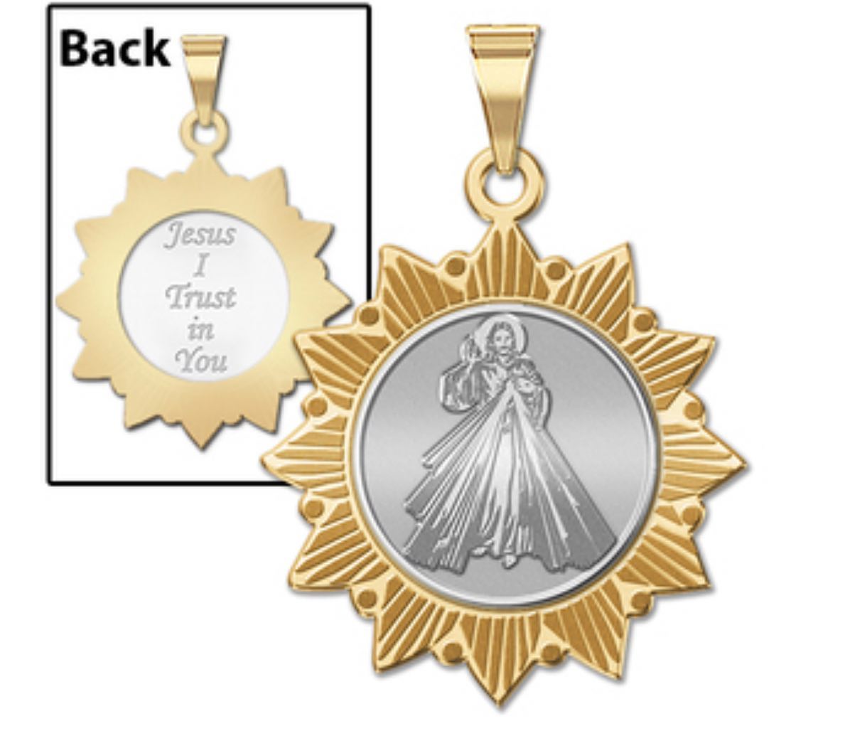 Saint Medals available in Gold or Silver